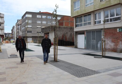 As obras de reurbanización das rúas Labarta Pose, Manuel Murguía e Otero Pedrayo entran na recta final